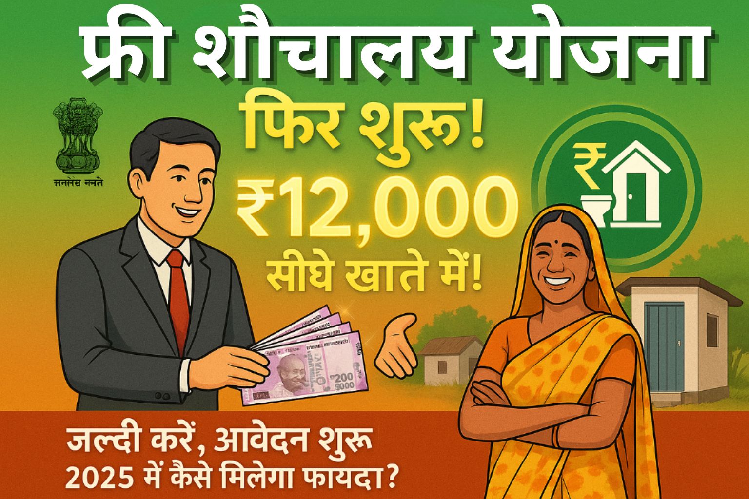 Free toilet scheme