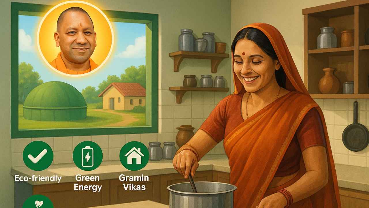 UP का ग्राम-ऊर्जा मॉडल: अब गांवों की रसोई चमकेगी बायोगैस से!