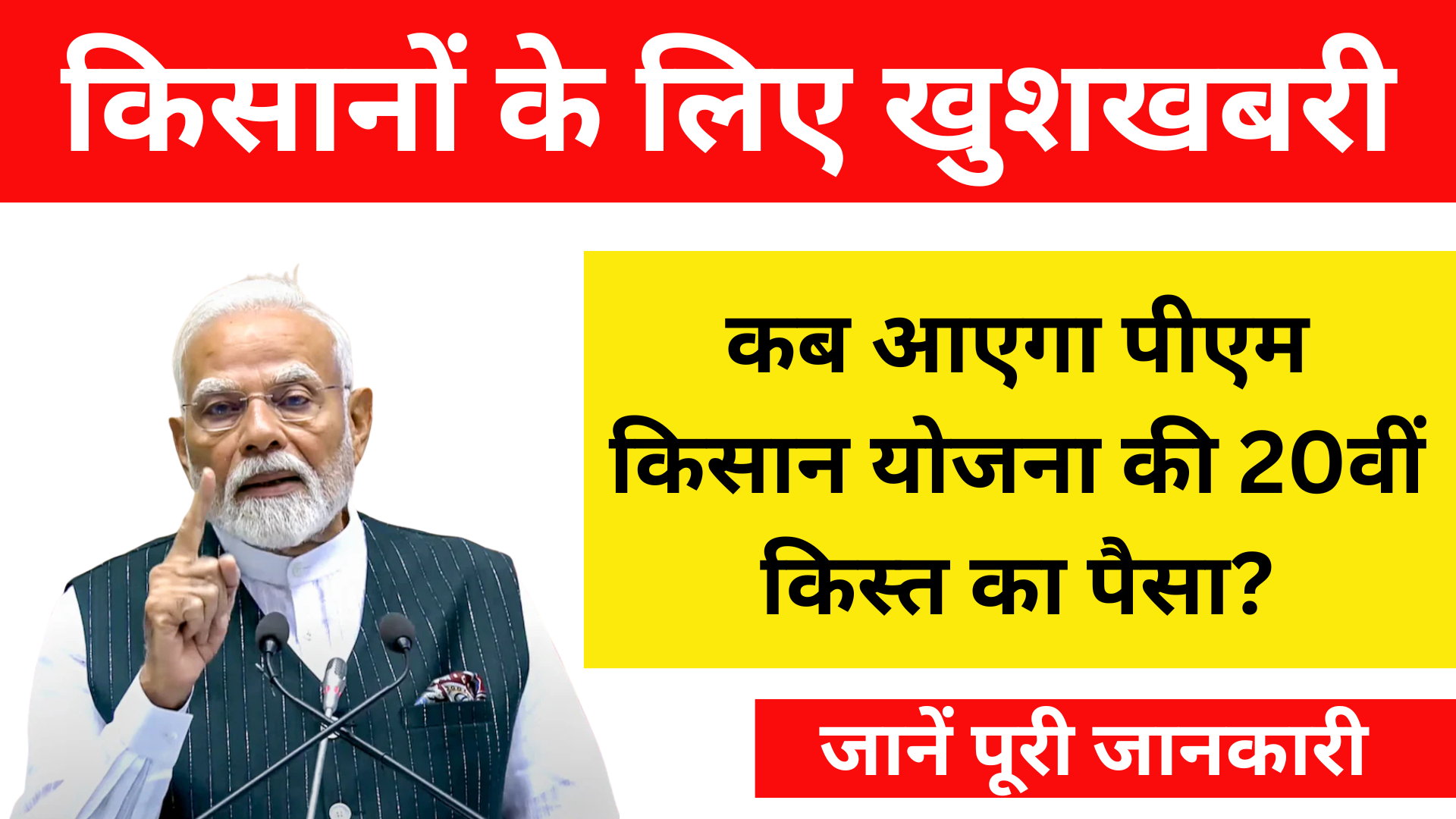 PM Kisan 20th Installment Date 2025