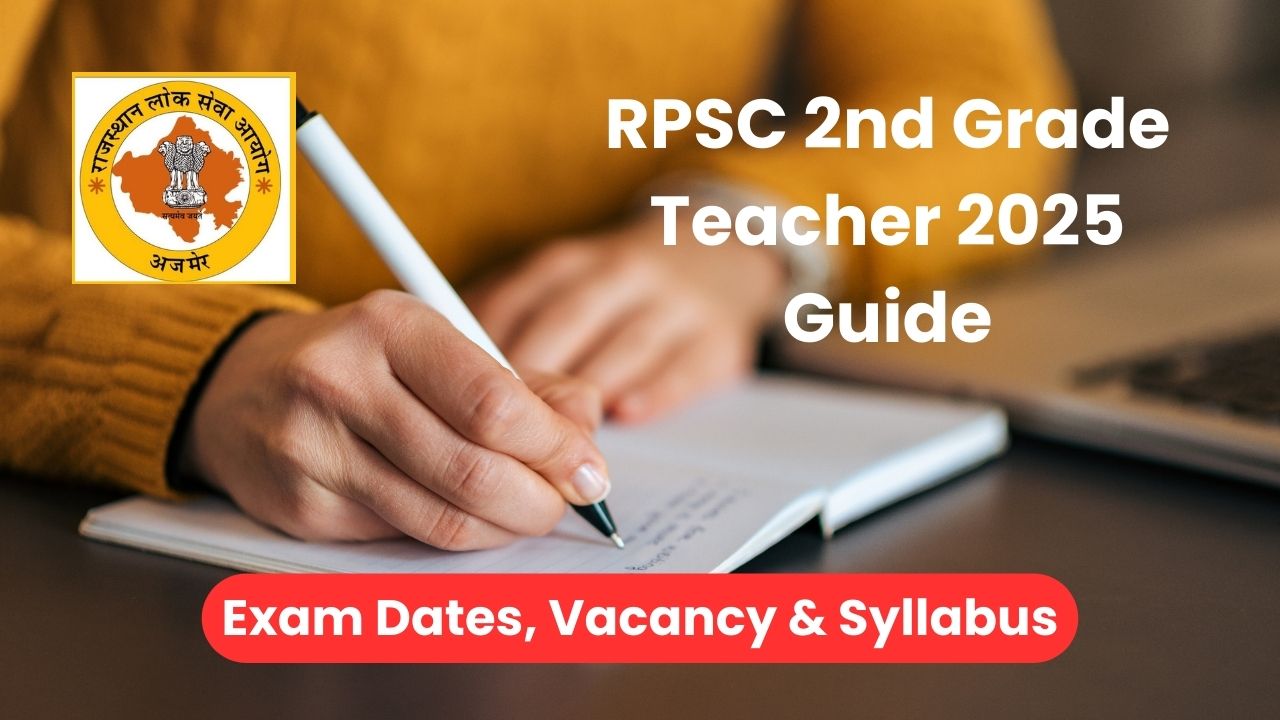 RPSC 2nd Grade Teacher 2025 Guide: Dates, Vacancy & Syllabus