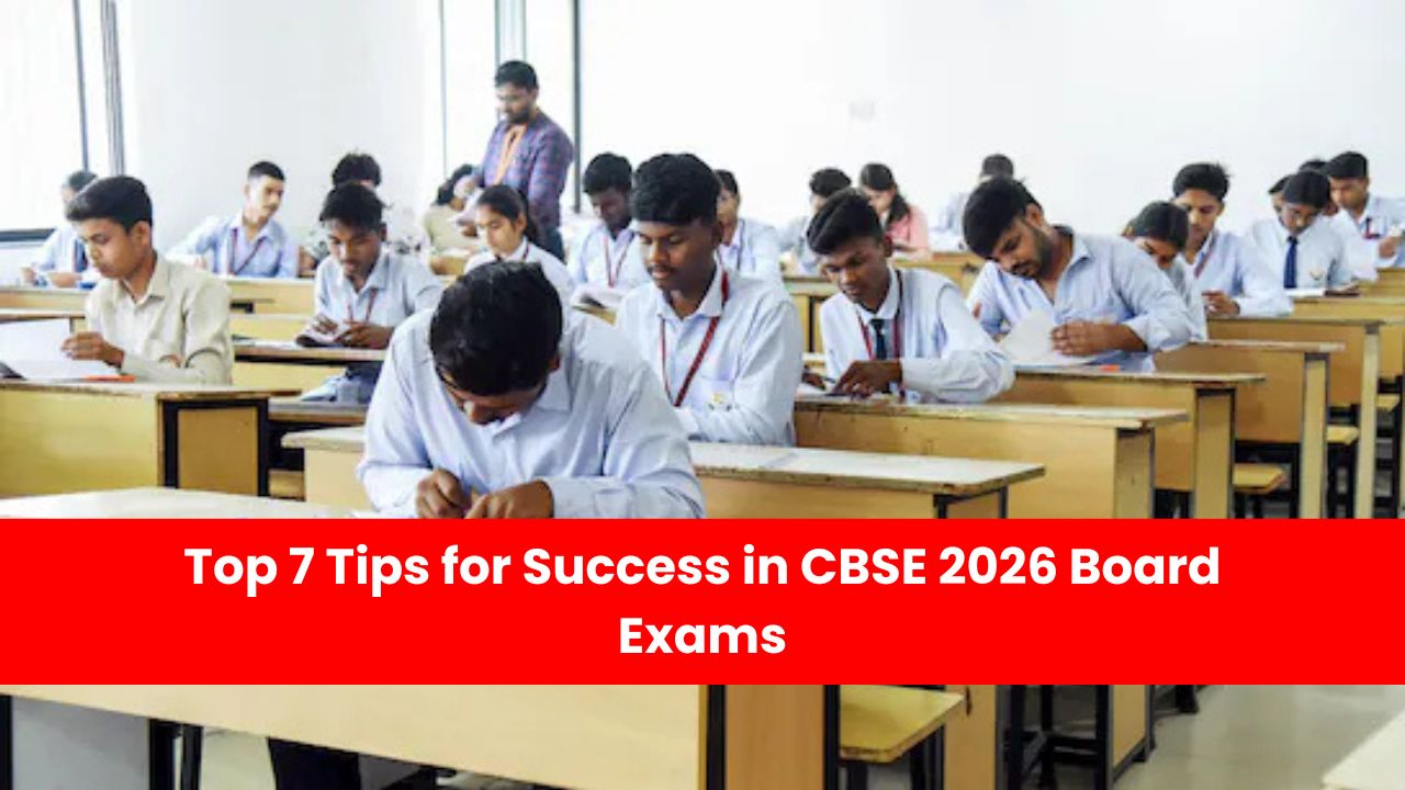 Top 7 Tips for Success in CBSE 2026 Board Exams